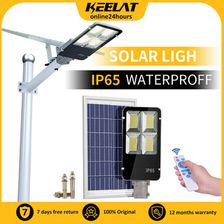 KEELAT Solar Light Outdoor Waterproof IP65 - Super Bright Wall Lamp for Garden, Street, Car Park