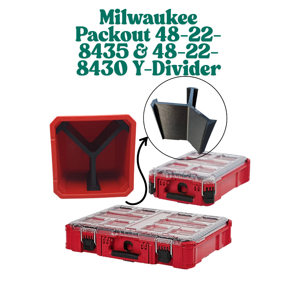 แผ่นกั้นถังลึก Milwaukee Packout สําหรับ 8435 และ 8430
