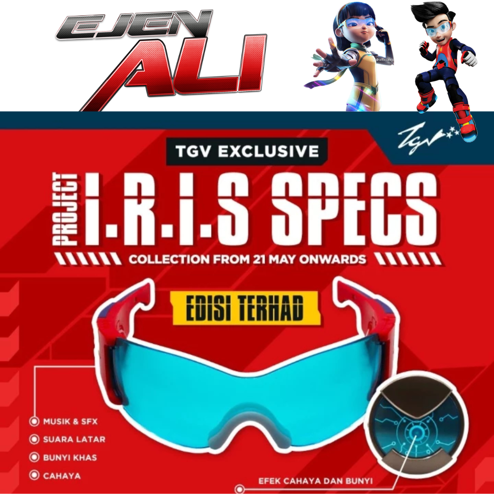 IRIS Spec Ejen Ali Ali Alicia TGV Exclusive Limited Edition 2025