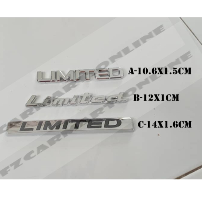 MITSUBISHI LIMITED EMBLEM LOGO (ABS)