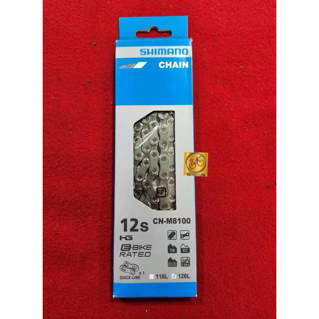 - SHIMANO CHAIN XT CN-M8100 12SP 116L 126L M8100 DEORE XT ULTEGRA - จัดส่งจาก