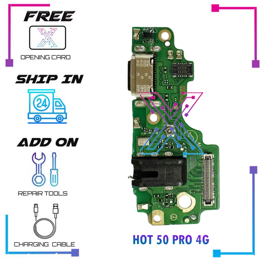 แท่นชาร์จสําหรับ Infinix Hot 50 Pro 4G X6881