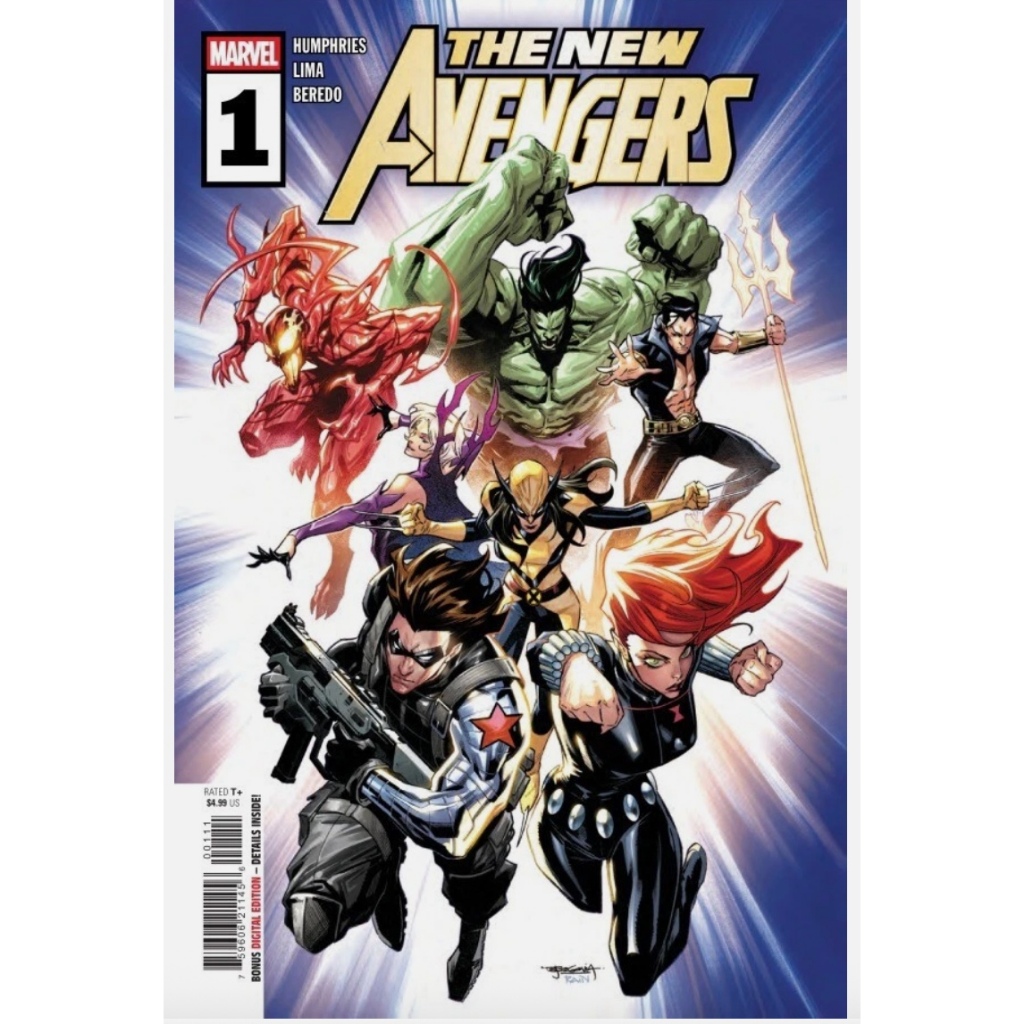 The New Avengers 1 - MARVEL COMICS - หนังสือการ์ตูน - -