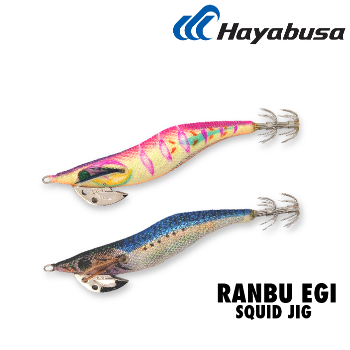 HAYABUSA - EGI SQUID FS505 RANBU 11g/14.5g SQUID JIG SQUID BAIT CANDAT SOTONG