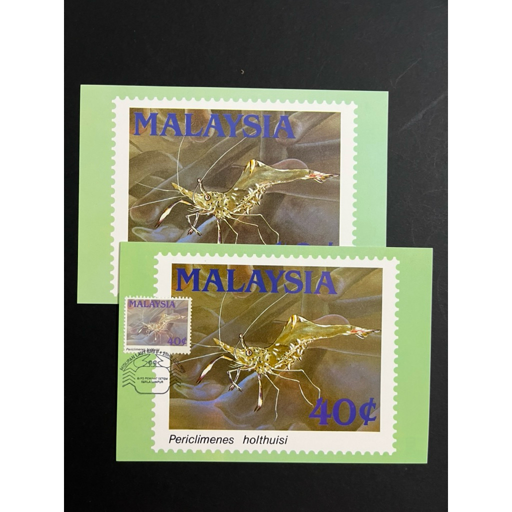 [ POST CARD ] POST OFFICE STAMP CARD SERIES 2/89 MARINE LIFE SERIES II