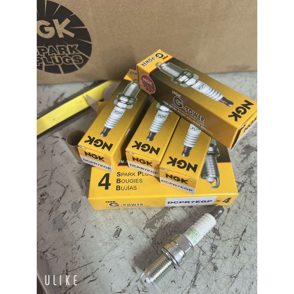 DCPR7EGP NGK MYVI LB/ICON 1.5cc, ALZA 1.5cc, T/Y RUSH, AVANZA F601 1.5cc (VTI) SPARK PLUG (PLATINUM)