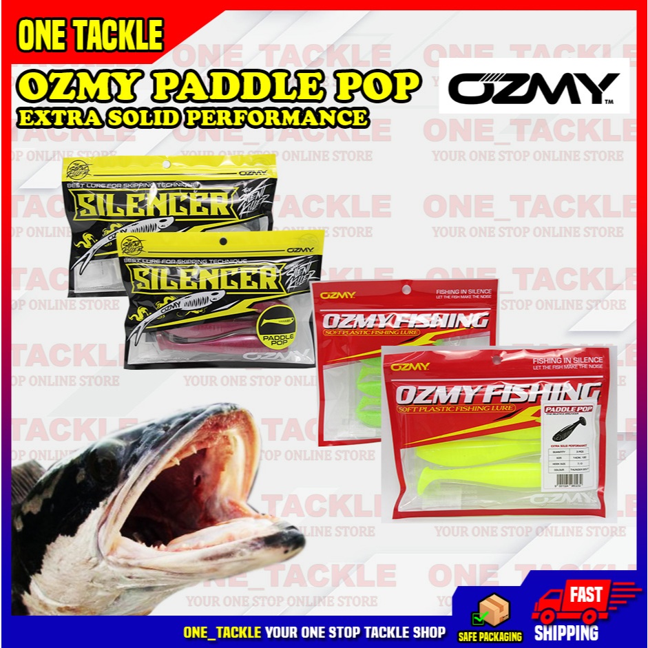 Ozmy Silencer Paddle pop เหยื่อพลาสติกอ่อน