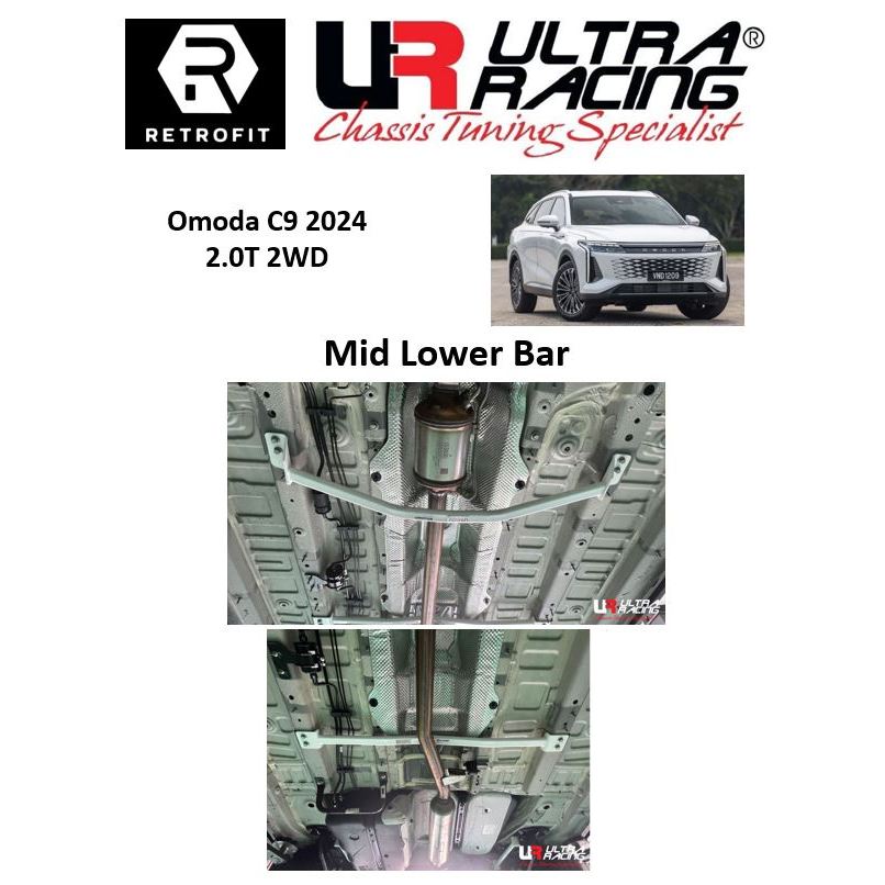 Omoda C9 2024 2.0T 2WD Mid Lower Bar 2 Points Vehicle Safety Bar Ultra Racing
