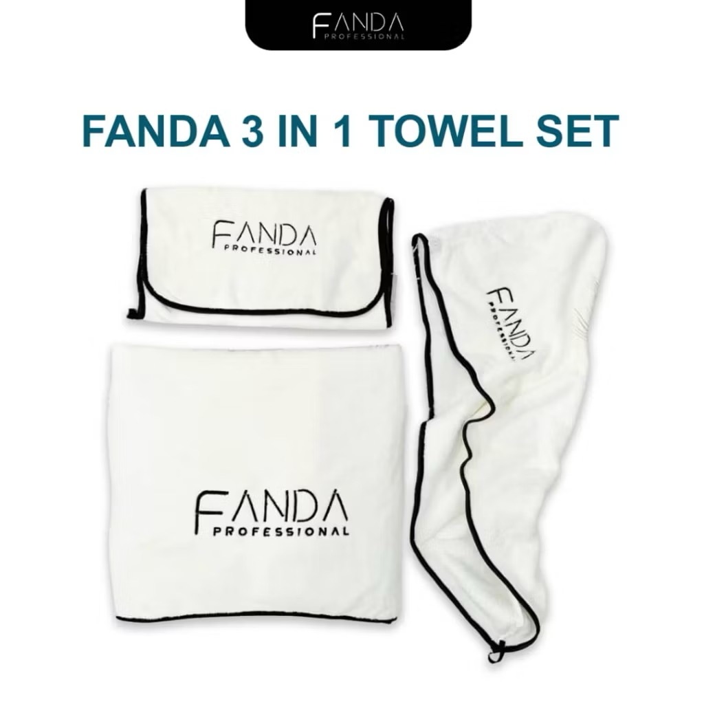 Fanda 3 In1 Luxury Cotton Bath Towel 100% Cotton-Bath Towel