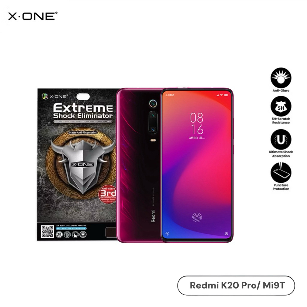 XDOne 3rd Extreme สําหรับ K20/K20 Pro/Mi 9T/9T Pro - Matte