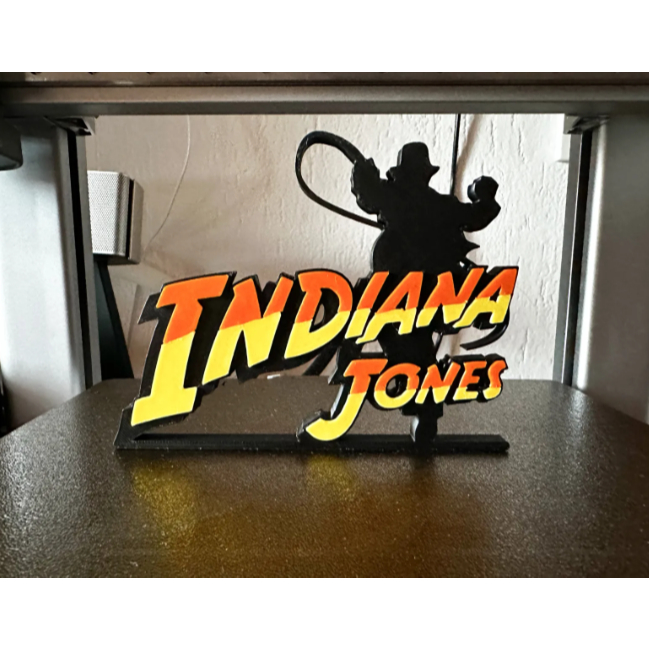 ของแต่งโต๊ะโลโก้ Indiana Jones 3D