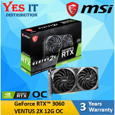 MSI GeForce RTX3050 VENTUS 2X 6G OC / RTX3060 VENTUS 2X 12G/ RTX 4060 GAMING X 8GB / RTX 5060 8GB GA