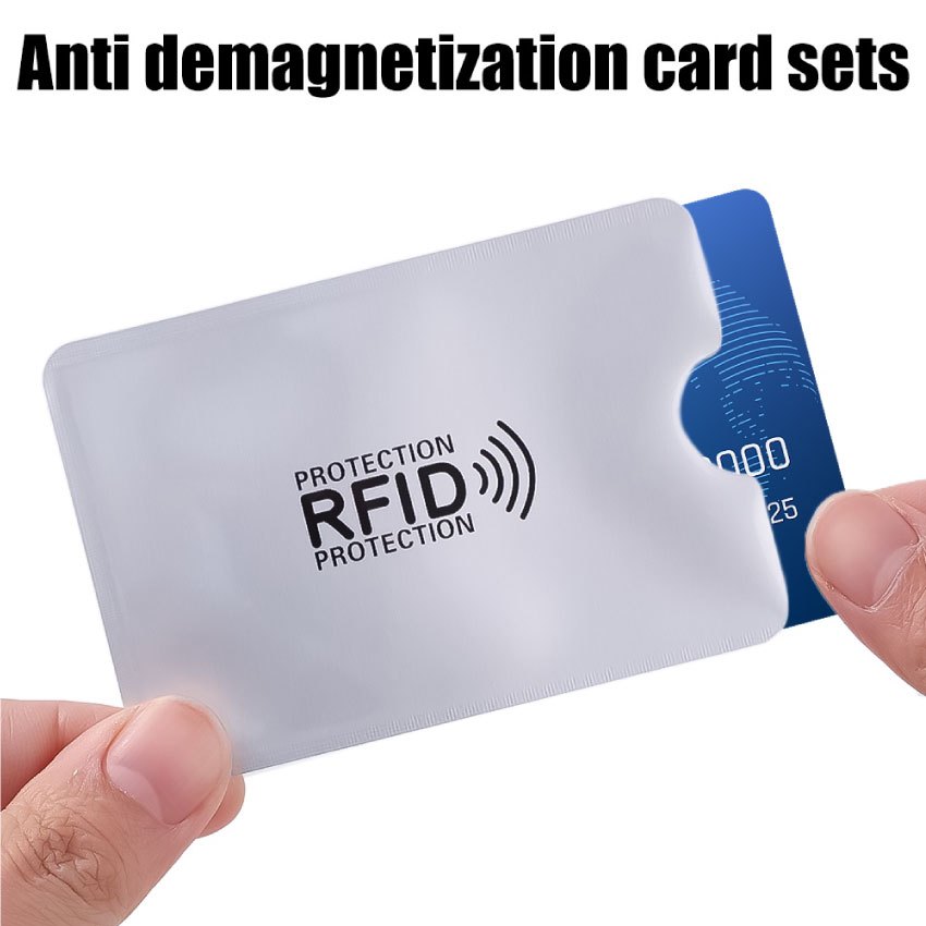 ANTI RFID Secured Wallet BLOCKER Reader Protection Card Holder RFID Blocking Anti-Theft Wallet