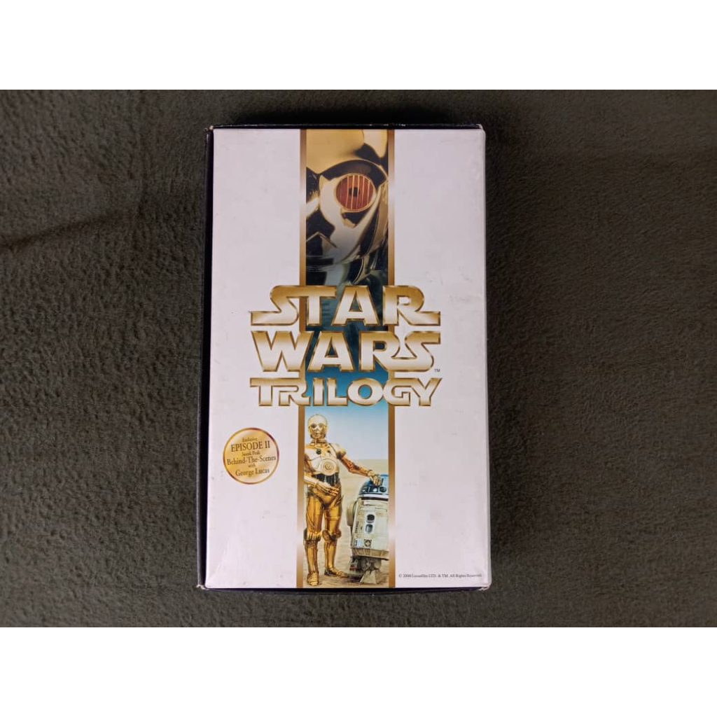 2000 STAR WARS TRILOGY ฉบับพิเศษ VCD VIDEO CD COMPLETE BOXED