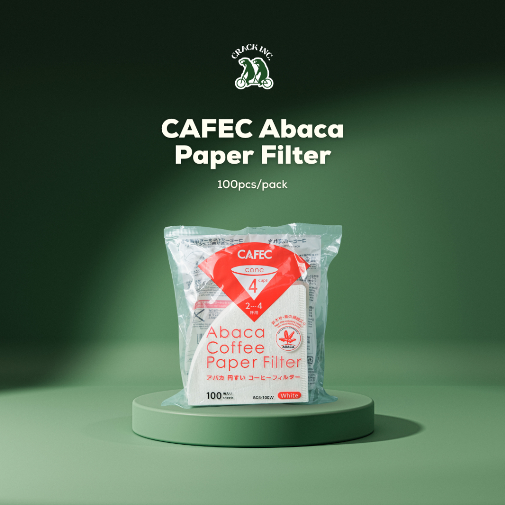CAFEC กระดาษกรองกาแฟ Abaca (100 ชิ้น)