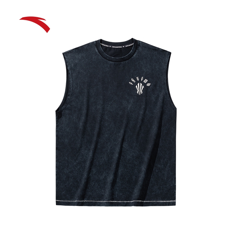 ANTA Unisex Kyrie Irving Knit Tank 1725C1102-3 -สีดํา