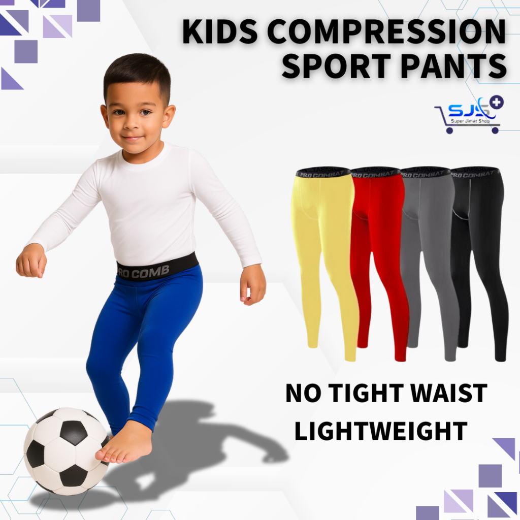 ถุงน่องเด็กชาย Pro Combat สําหรับฟุตบอลและวิ่งกีฬากลางแจ้งแบบยาว