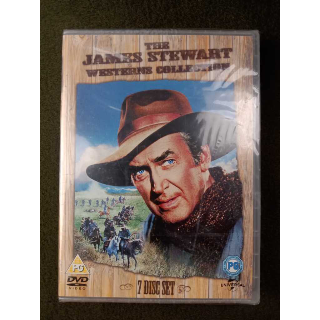 THE JAMES STEWART WESTERNS COLLECTION DVD ใหม่ SEALED