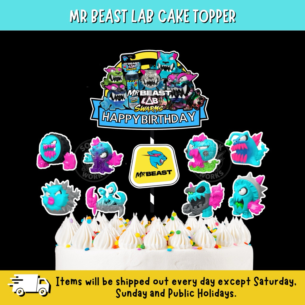 MR BEAST LAB เค้กท็อปเปอร์