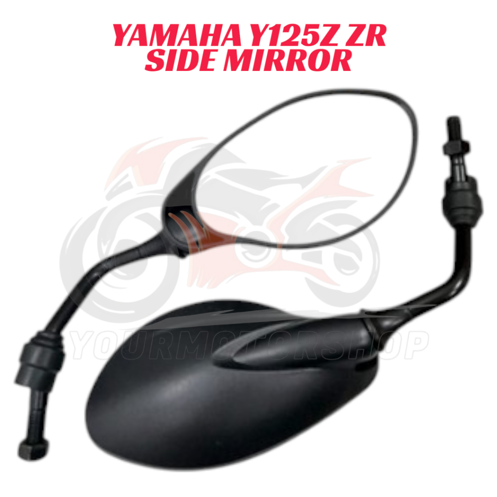 Yamaha Y125Z Y125 Z 152Z Y125ZR Y125 ZR 125ZR รถจักรยานยนต์กระจกมองข้าง Cermin Sisi มอเตอร์ Y125Z Y1