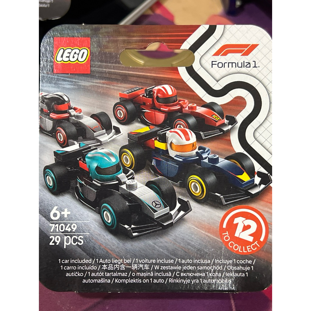 LEGO F1 Minifigures รถแข่งสะสม