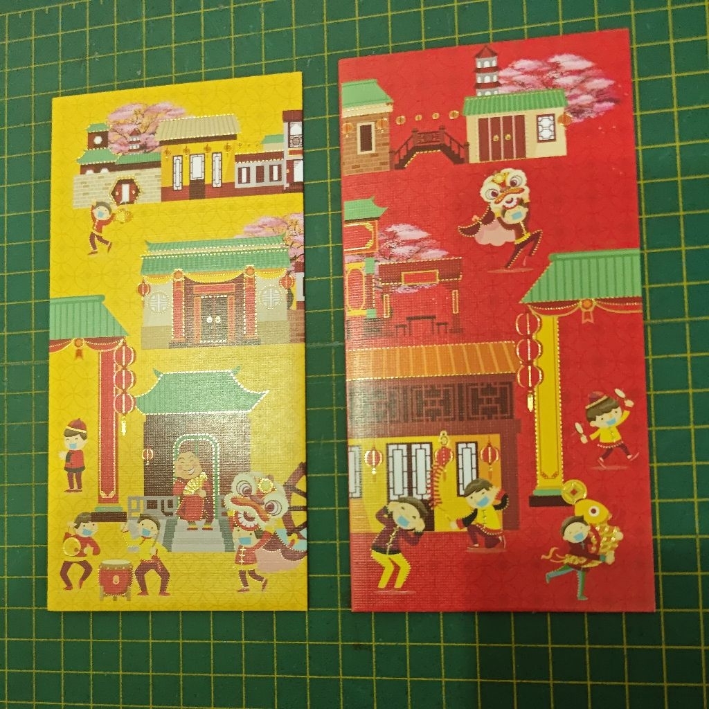 Aeon mall ang pow ซองแดง 2 ชิ้น 2 ดีไซน์