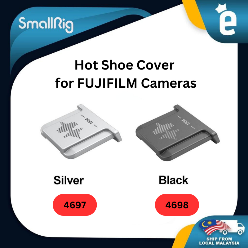 SmallRig Hot Shoe Cover สําหรับกล้อง FUJIFILM (สีเงิน) 4697B (สีดํา) 4698B