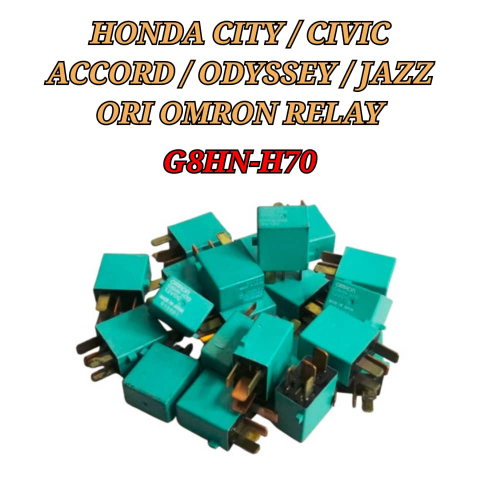 รีเลย์ Omron G8HN-H70 Honda City Civic Accord Odyssey Jazz Fan Blow / Defroster Omron รีเลย์ G8HN-H7