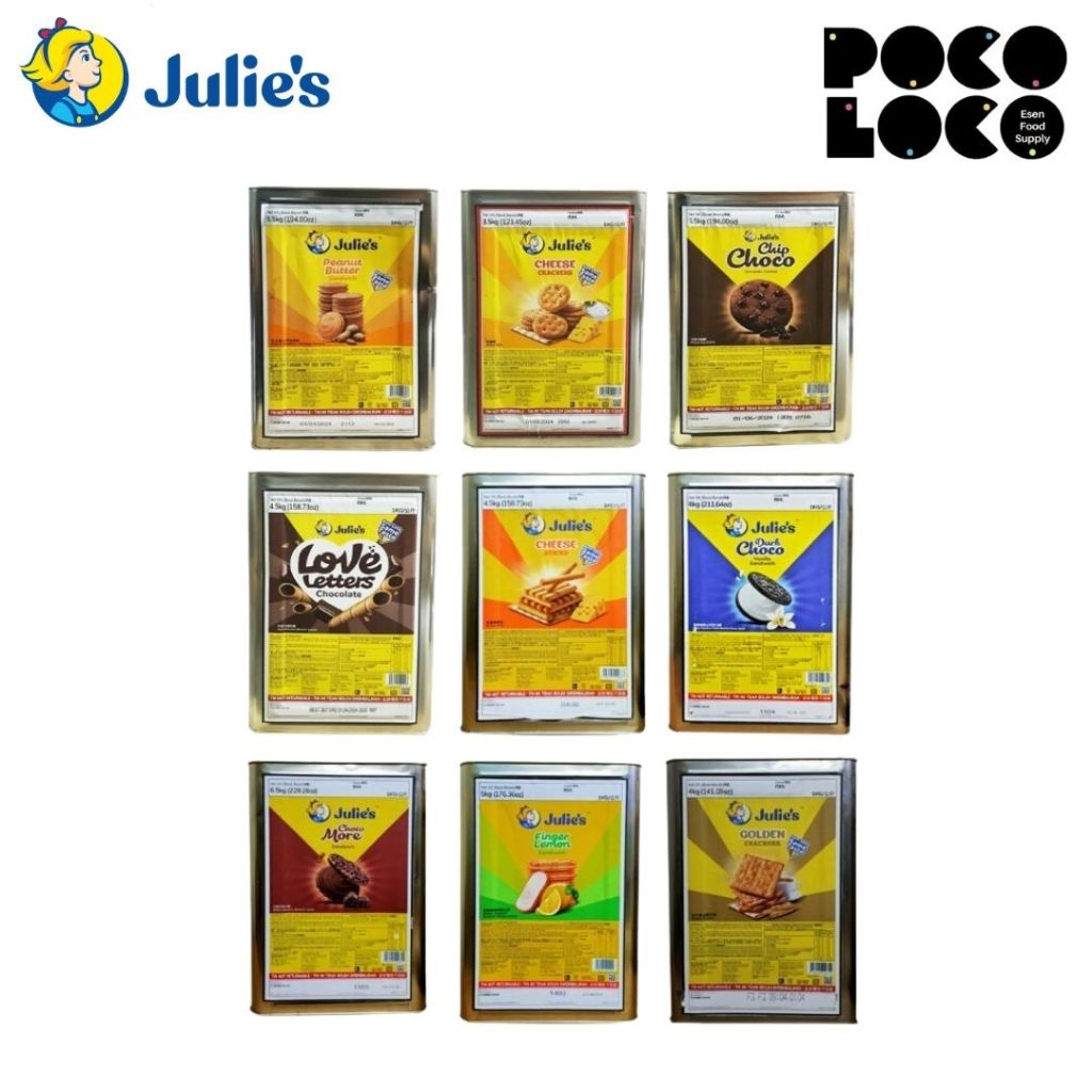 Julies Biscuit Timbang Finger Lemon Peanut Butter Choco More Sandwich Love Letter