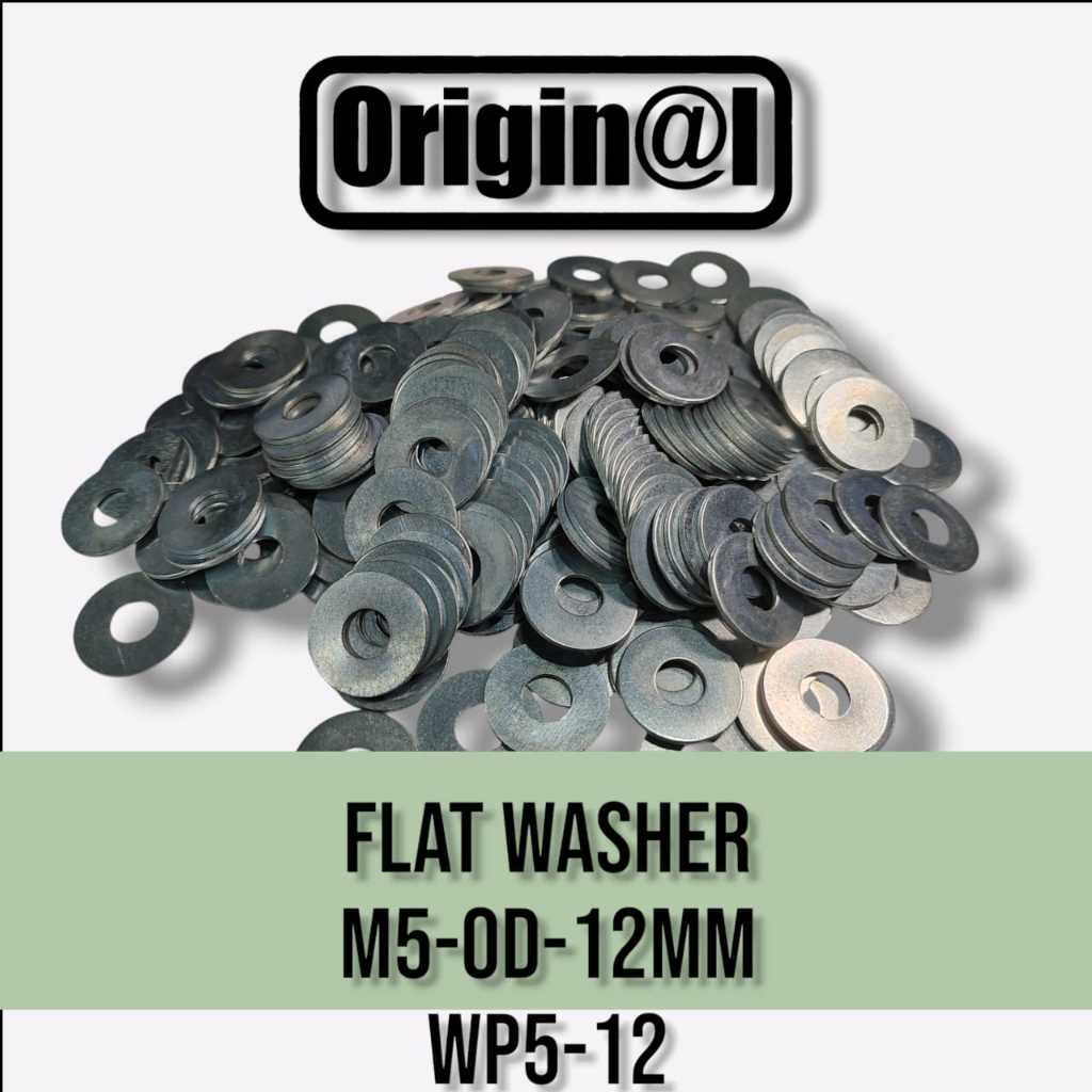 FLAT WASHER MOTORCYCLE WASHER M5 WP5 OD 12MM