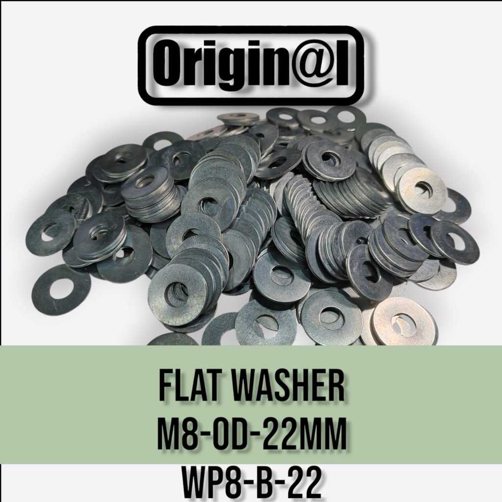 FLAT WASHER MOTORCYCLE WASHER M8 WP8-B OD 22MM