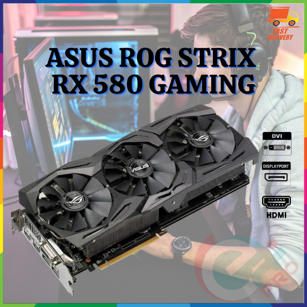 ASUS ROG Strix RX580 Gaming O8G GDDR5