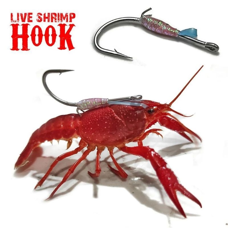 [BIG] LIVE SHRIMP HOOK (1 ชิ้น) saiz 3/0