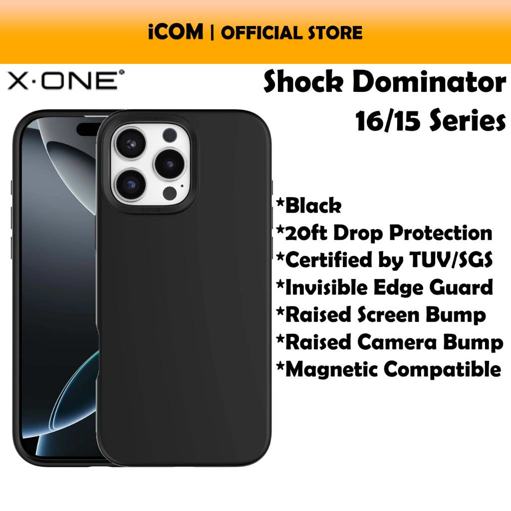 XD.One Dropguard 3s Case iPhone 16/15/14/13/12/11 Pro Max-Shock Dominator