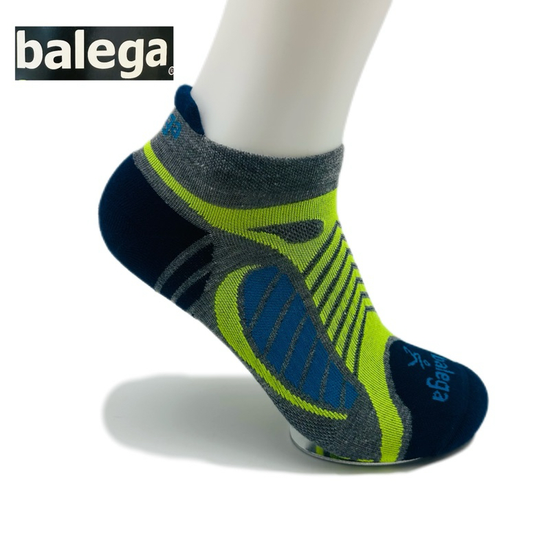BALEGA ultraglide NO-SHOW TAB ถุงเท้ากีฬาฟรีแรงเสียดทาน 8005