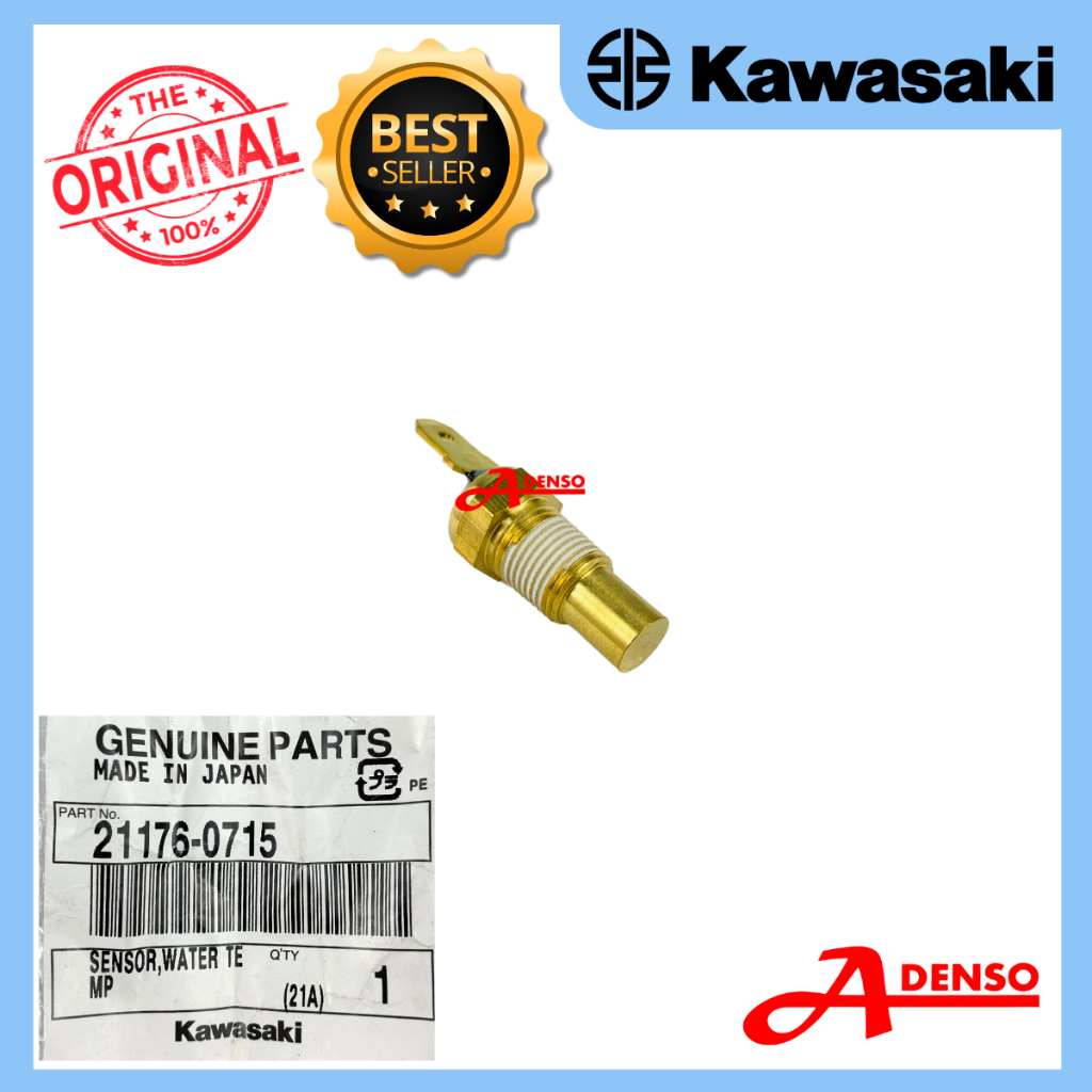 Zx150 AIR RADIATOR SWITCH COOLANT SENSOR TEMPERATURE (ORIGINAL100%KAWASAKI) 21176-0715 21176-1079