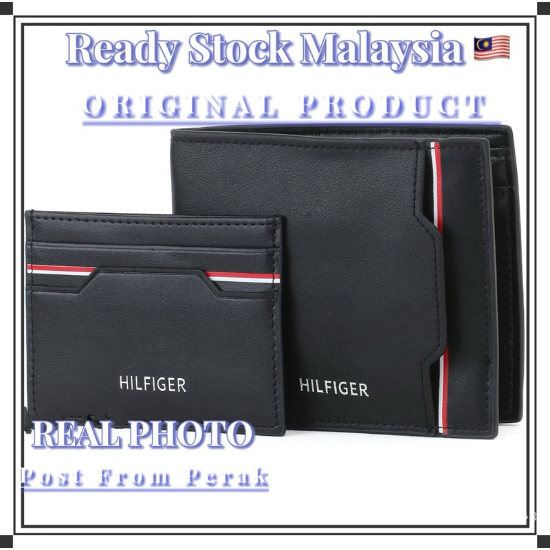 Guess Factory Tommy TH Limited กระเป๋าสตางค์ผู้ชาย Trifold
