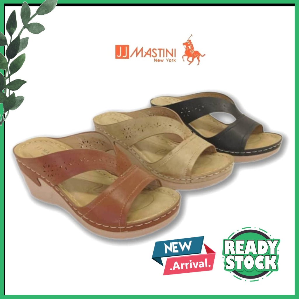 JJ MASTINI - รองเท้าผู้หญิง HEELS COMFORT WEDGES หนุ่มและแฟชั่น