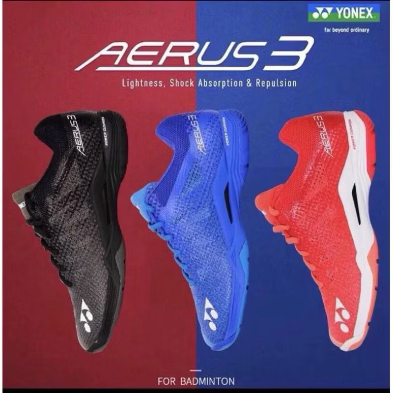 2025 Yonex Power Cushion Aerus 3 Ultragrip Sport รองเท้าแบดมินตัน Yonex Aerus รองเท้ากีฬาแบดมินตันที