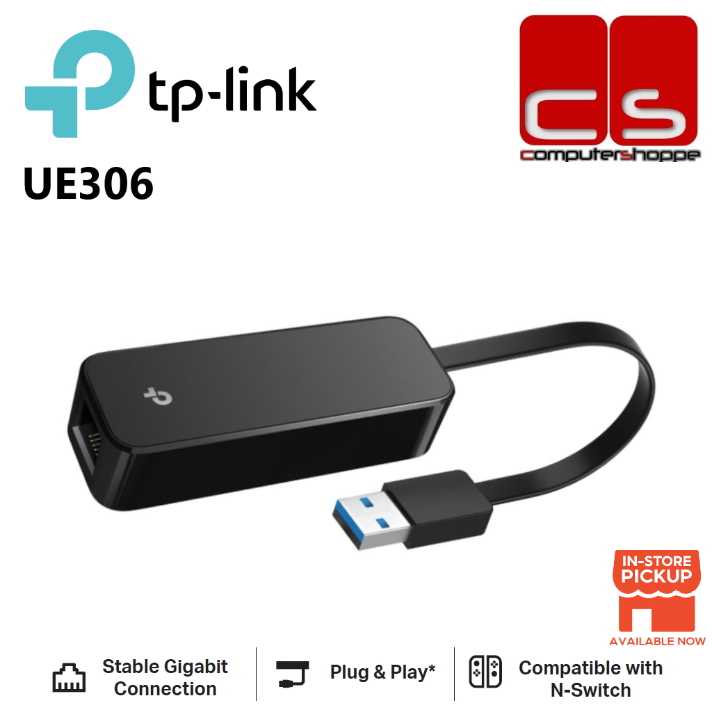 TP-Link UE306 อะแดปเตอร์เครือข่าย USB 3.0 เป็น Gigabit Ethernet