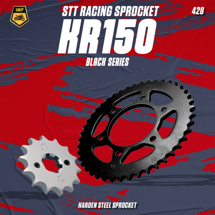 Sprocket KR150JAGUH KAWASAKI 428 SPROCKET มอเตอร์ SPOKET