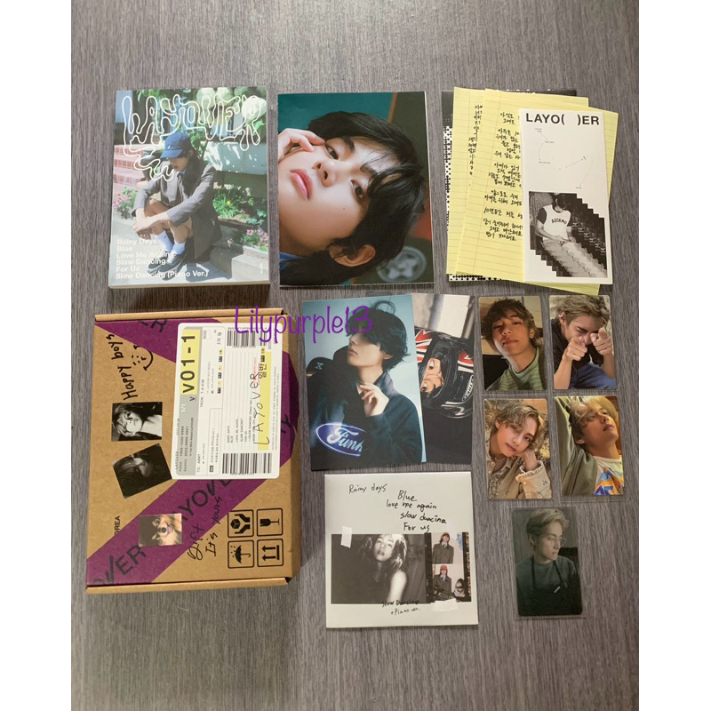 BTS V TAEHYUNG LAYOVER ALBUM