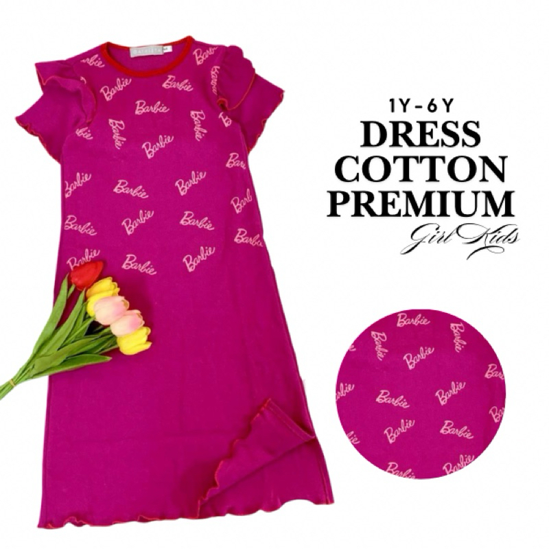 [2-6y] PREMIUM COTTON GIRLS DRESS
