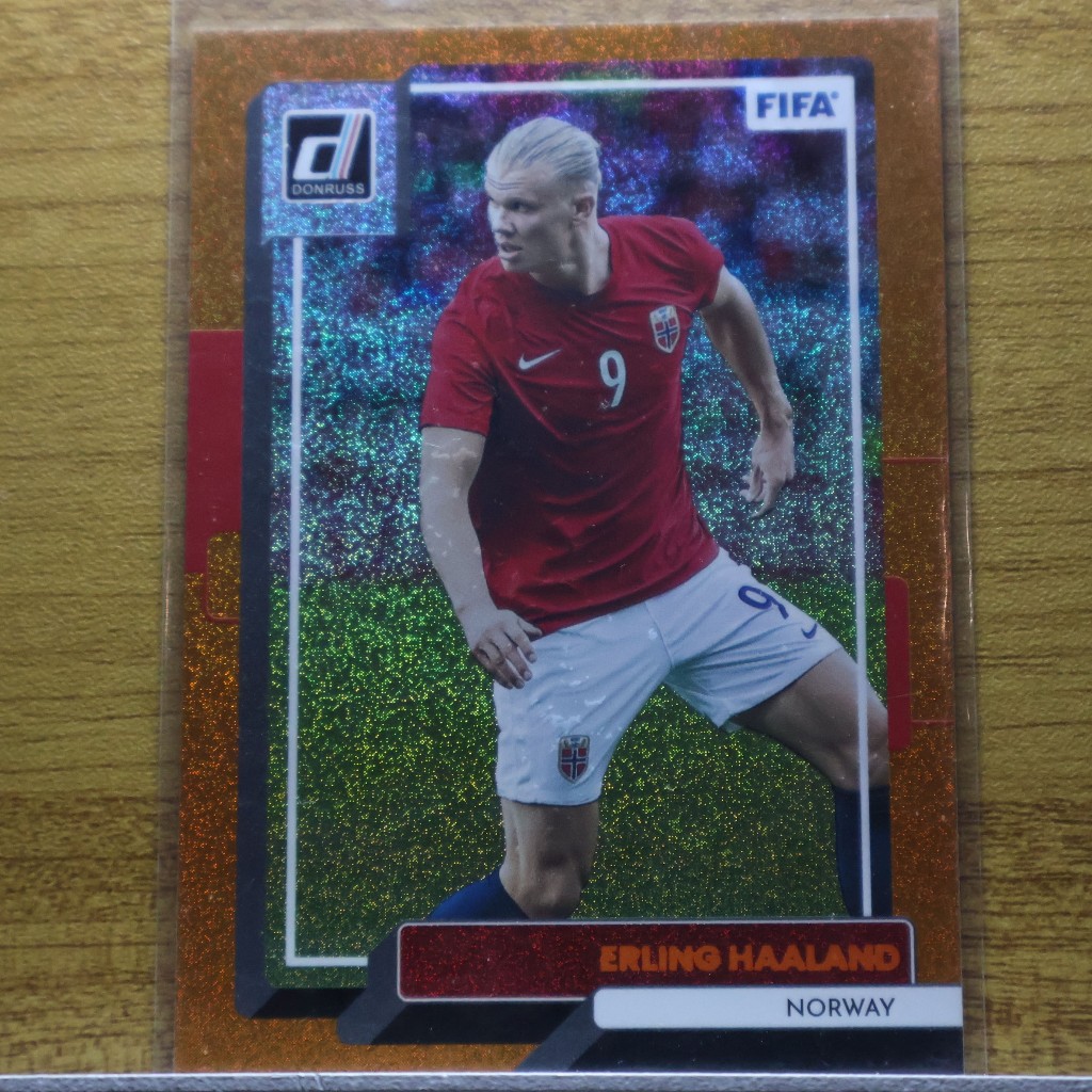 Erling Haaland Panini Donruss Orange นอร์เวย์ การ์ด kad bola sepak