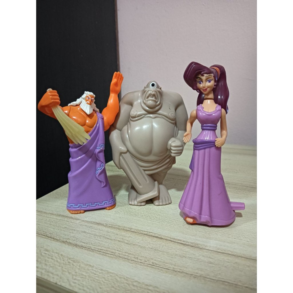 1996 DISNEYS HERCULES MCDONALDS HAPPY MEAL TOYS