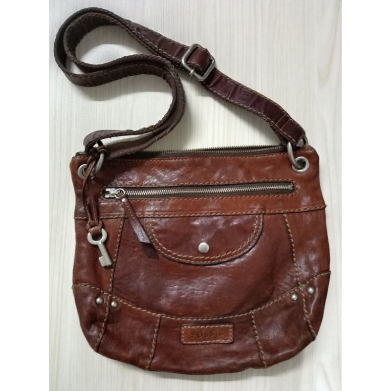 Preloved Second Hand Selected Bundle F0$$i1 Leather Sling Crossbody Bag