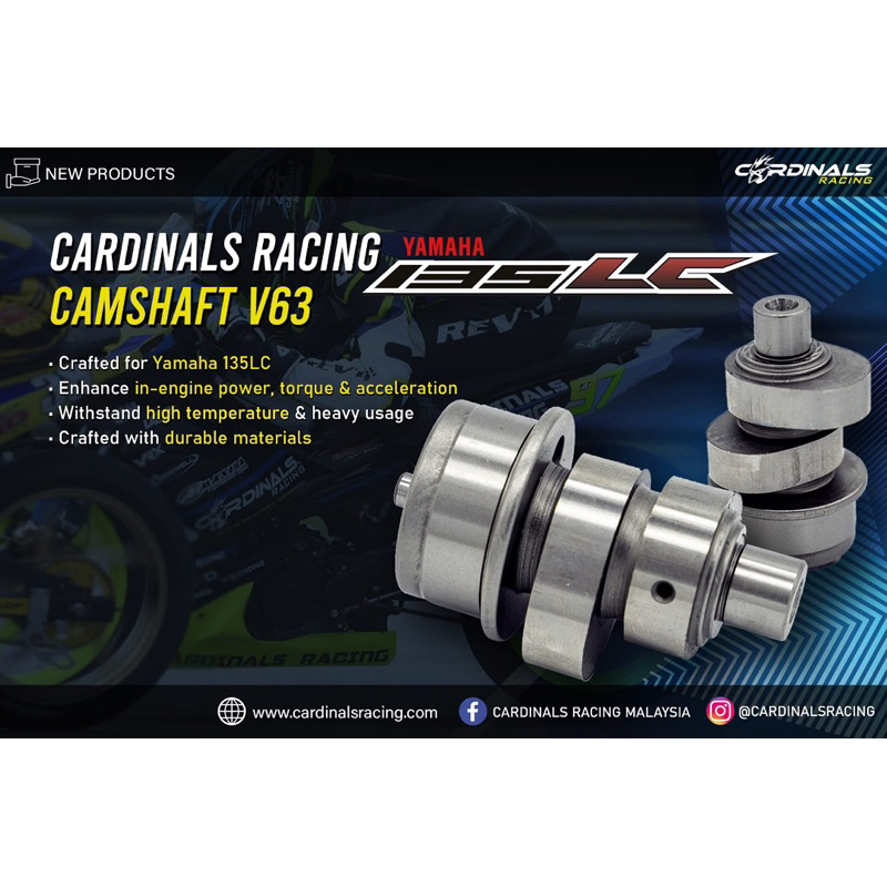 Cardinals Racing Lc135/Y15 Racing Cam V63/V65