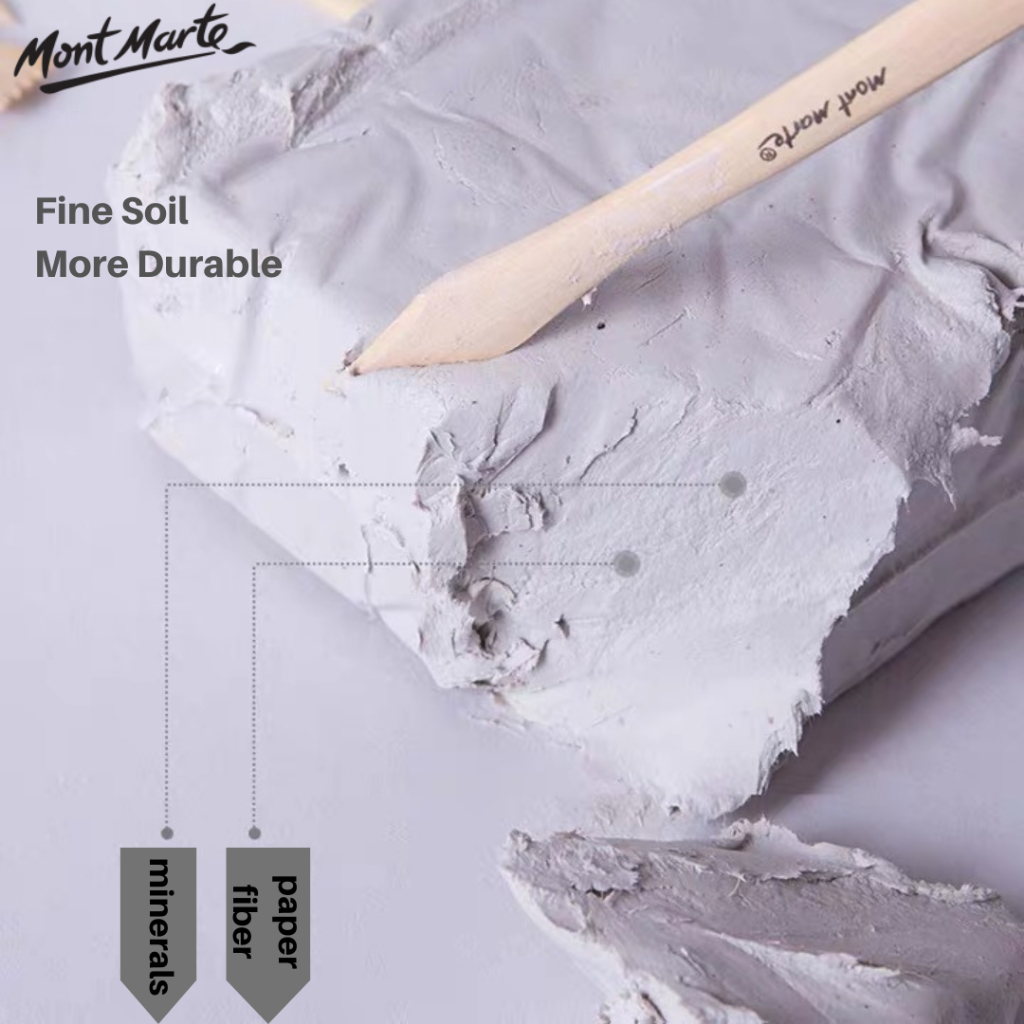Mont Marte Premium Air Hardening Modeling Clay Paper Clay
