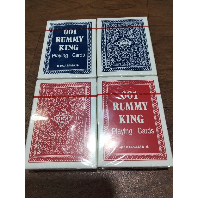 ♠️♣️001 การ์ดเล่น RUMMY KING (สีสุ่ม)⭐DUASAMA⭐♥️♦️