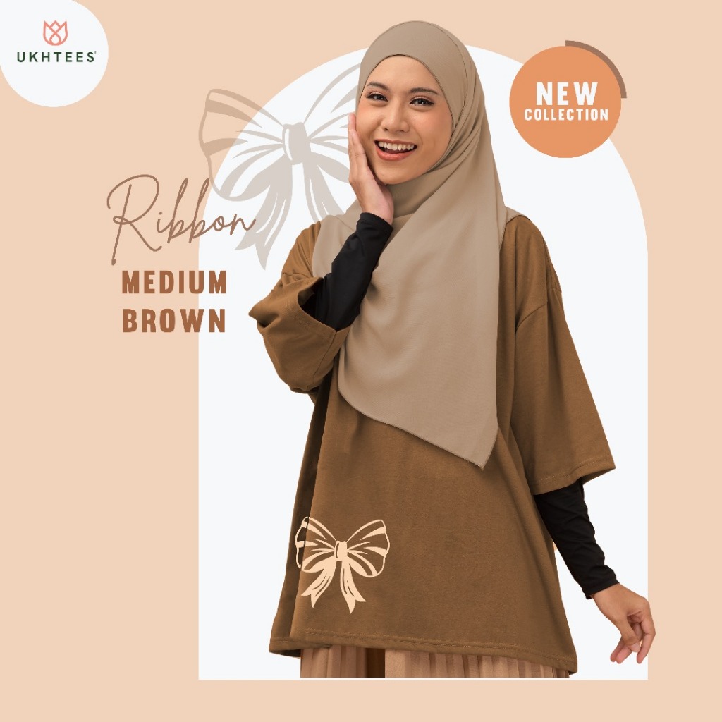 เสื้อยืด Baggy/Baju Baggy/ Tshirt Plus Size/Baggy/Baggy Free Size/Baggy Plus Size/Baju Rumah Ribbon 